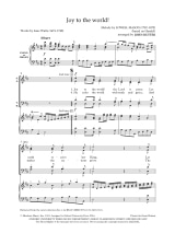 Joy to the world - RUTTER - Partition - Chœur