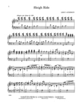 Sleigh Ride - Leroy Anderson - Partition - Piano
