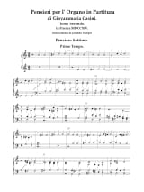 XII Pensieri per l'Organo Opus 3 - Volume 2 - Giovanni Maria Casini