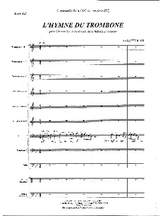 Hymne du Trombone - André Telman - Partition