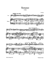 Romance en Sol Majeur - Hautbois - Max Reger - Partition - Hautbois