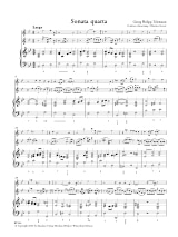 12 Methodische Sonaten Für Flöte Und Bc Band 4 - TELEMANN - Partition