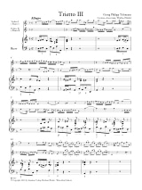 Trietto III / Scherzo III - TELEMANN - Partition - Trios