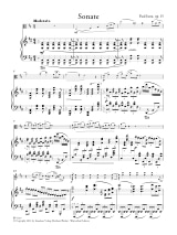 Sonate en Ré Majeur, opus 15 - Paul Juon - Partition - Alto