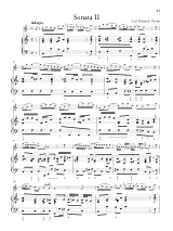 Deux Sonates - Carl Heinrich Graun - Partition - Flûte traversière