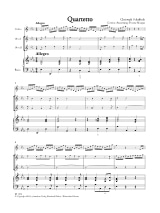 Quatuor en Mib Majeur - Christoph Schaffrath - Partition - Quatuors