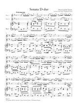 Triosonate Nr. 12 en Ré Majeur Qv 2:13 - QUANTZ - Partition - Trios