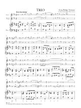 Triosonate 101 en ré maj- Twv 42:D16 - TELEMANN - Partition - Trios