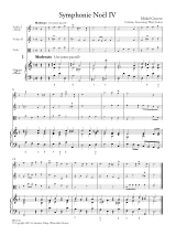 Symphonie N° 4 - Noël - CORRETTE - Partition - Quatuors