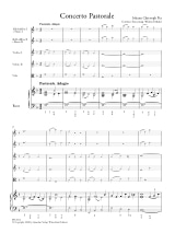 Concerto Pastorale - Johann Christoph Pez - Partition - Sextuors
