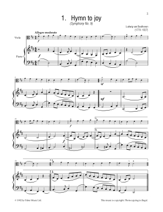 First repertoire for Viola - Book 1