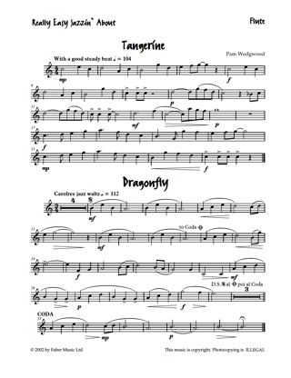 Really easy Jazzin'about - Flute - Pam Wedgwood - Partition