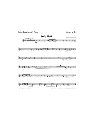 Really Easy Jazzin'about - Clarinet - Pam Wedgwood - Partition
