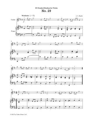 80 Graded Studies Vol. 1 - Violon - Partition - Violon
