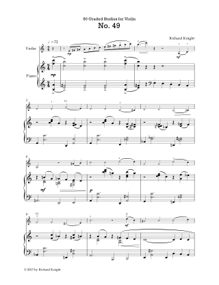80 Graded Studies Vol. 1 - Violon - Partition - Violon