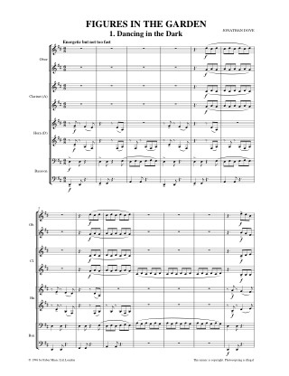 Figures In The Garden - Jonathan Dove - Partition - Grand format