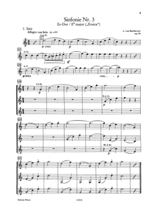 Orchester Probespiel - Cor - Partition - Cor