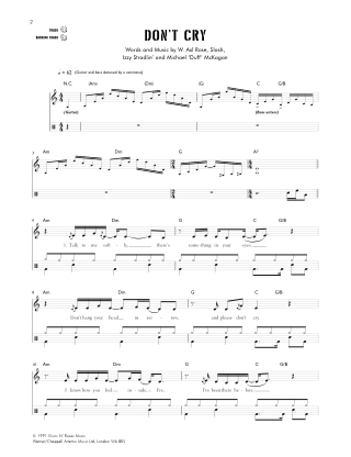Authentic Playalong Guns N' Roses - Guns N' Roses - Partition