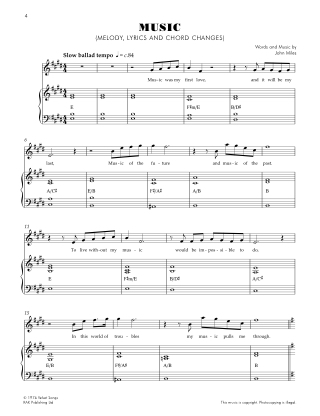 The Pop Piano Player Isn't She Lovely - Partition - Pop / Rock