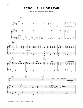 Sunny Side Up - Paolo Nutini - Partition - Piano