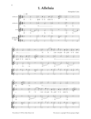 Gaudete - Partition - Chœur
