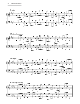Junior Hanon - Charles-Louis Hanon - Partition - Piano
