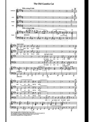 Memory et Autres Choeurs Extraits de Cats - Webber Andrew Lloyd