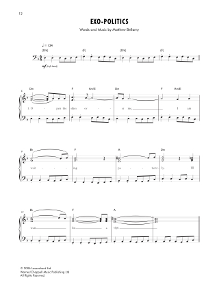 The Easy Piano Songbook - Muse - Partition - Pop / Rock