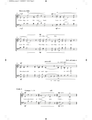 Love came down at Christmas - Alexander L'Estrange - Partition - Chœur