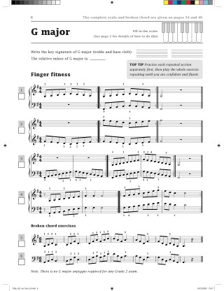 Improve your scales. Grade 2 - Paul Harris - Partition - Piano