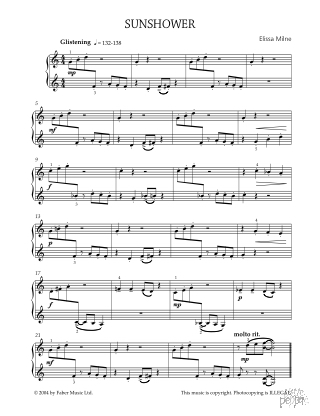Easy Little Peppers - Elissa Milne - Partition - Piano