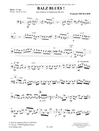 Balz Blues ! - François Thuillier - Partition - Tuba