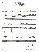 Imitations - Loïc Mallié - Partition - Flûte traversière