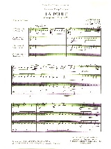 La poule - Quatuor clarinettes - RAMEAU - Partition - Clarinette