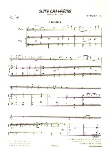 Suite Champêtre - Yves Bouillot - Partition - Flûte traversière
