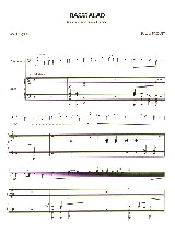 Bassbalad - Pascal Proust - Partition - Contrebasse
