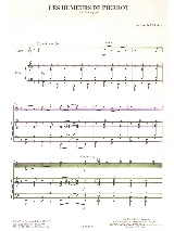 Les Humeurs de Pierrot - Flûte et piano - Jerome Naulais - Partition