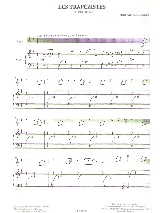 Les Trapézistes - Marie-Agnès Sauvignet - Partition