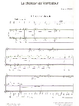 La Chanson De Ventadour - Thierry Bouchet - Partition