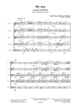 My Way Comme D'habitude - Revaux J. / Claude François - Partition