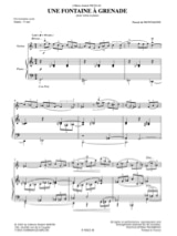 Une fontaine à Grenade - violon et piano - Pascal de Montaigne