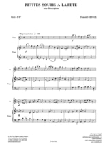 Petites souris à la fête - Flûte et piano - Francis Coiteux