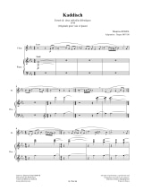Kaddish - Flûte et Piano - RAVEL - Partition - Flûte traversière