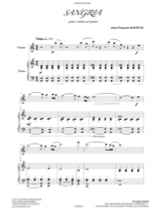 Sangria - Violon et Piano - Jean-Francois Basteau - Partition - Violon