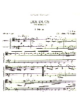 10 duos - Volume 1 - BACH - Partition - Trombone