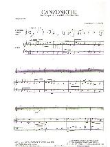 Canzonette - Maurice Faillenot - Partition - Trompette