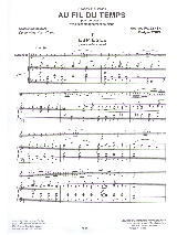 Au Fil du Temps - Georges Paczynski & Evelyne Stroh - Partition