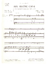 Aux Quatre Coins - Paczynski Georges / Stroh Evelyne - Partition