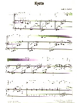 Kyoto - Kumiko Tanaka - Partition - Saxophone