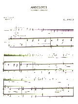Anecdotes - Pascal Proust - Partition - Trombone